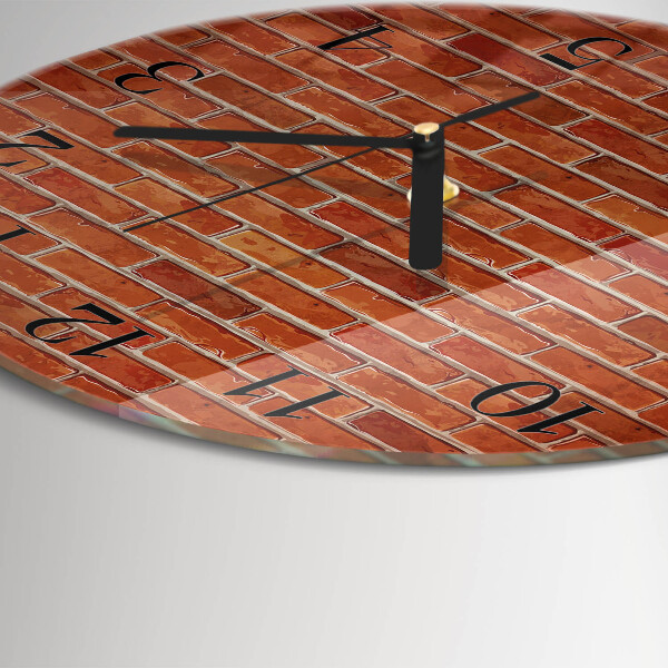 Orologio rotondo Muro di mattoni
