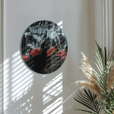 Orologio rotondo Fragole