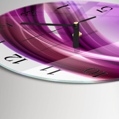 Orologio rotondo Linee astratte