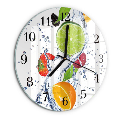Orologio rotondo Frutta Limone