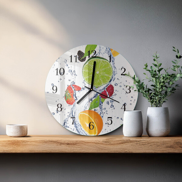 Orologio rotondo Frutta Limone