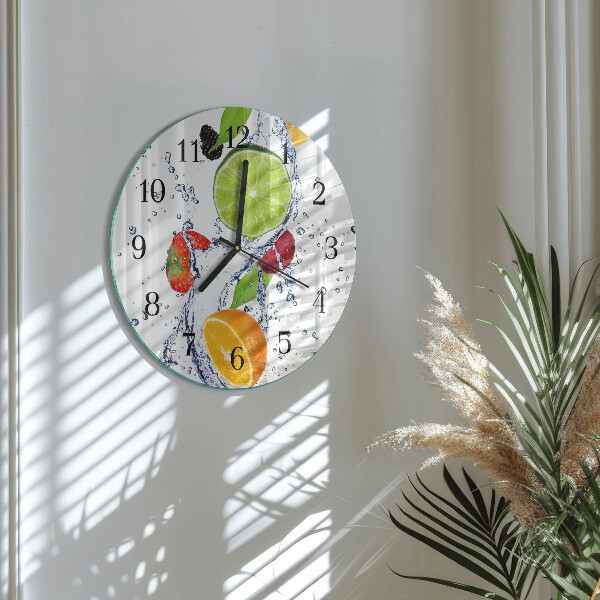 Orologio rotondo Frutta Limone