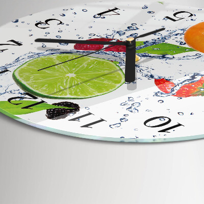 Orologio rotondo Frutta Limone