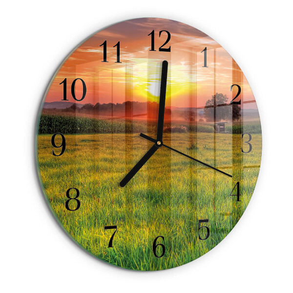 Orologio rotondo Prato paesaggistico