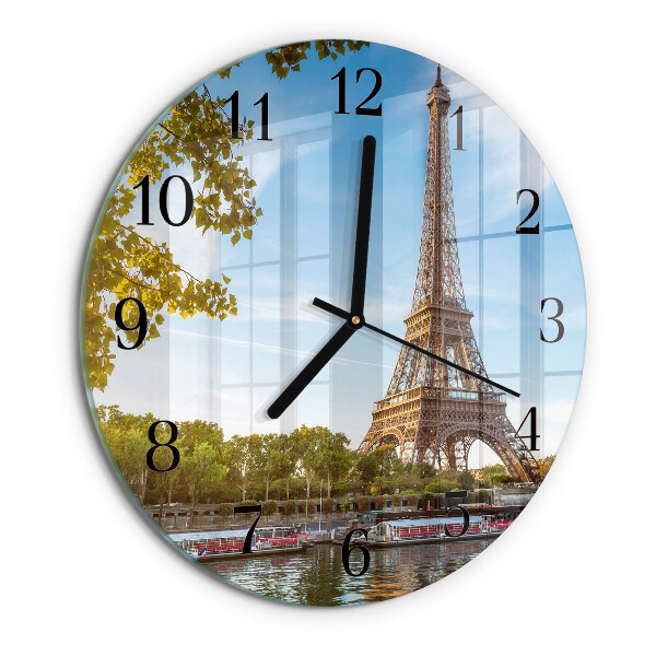 Orologio rotondo Torre Eiffel Parigi