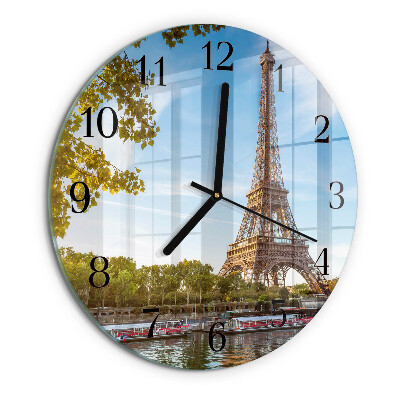 Orologio rotondo Torre Eiffel Parigi
