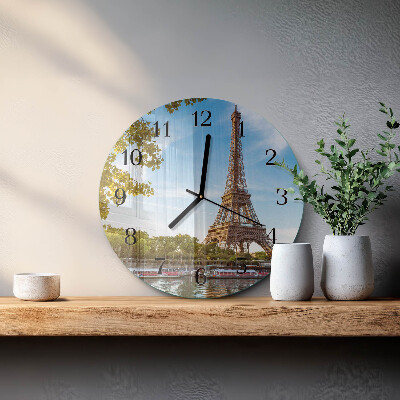 Orologio rotondo Torre Eiffel Parigi