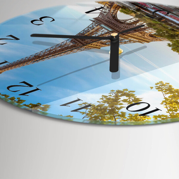 Orologio rotondo Torre Eiffel Parigi