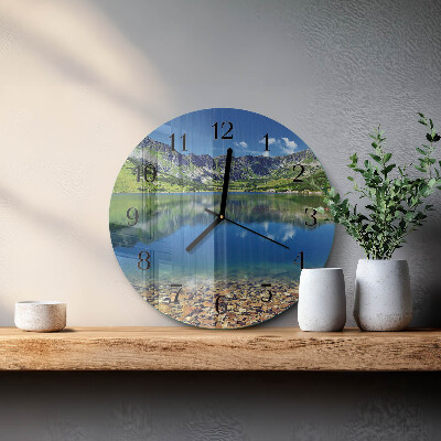 Orologio rotondo Lago di montagna
