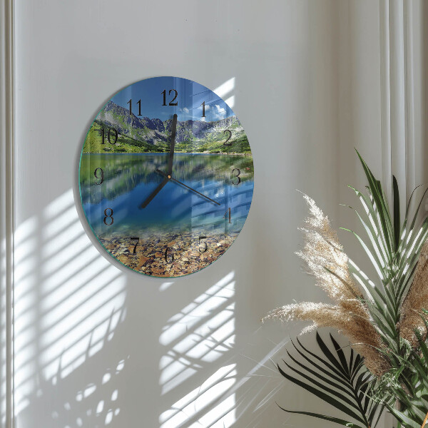 Orologio rotondo Lago di montagna