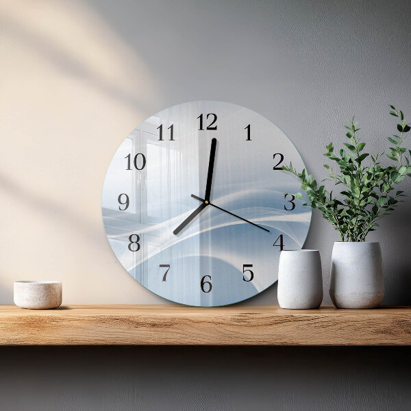 Orologio rotondo Linee astratte