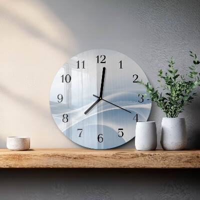 Orologio rotondo Linee astratte
