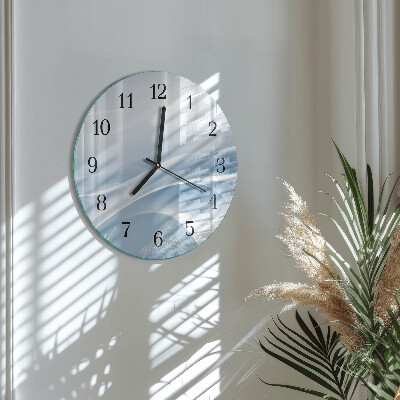 Orologio rotondo Linee astratte