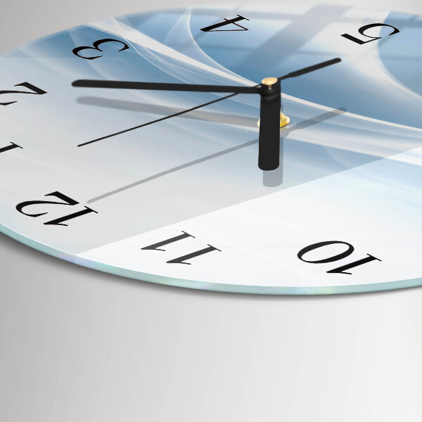Orologio rotondo Linee astratte