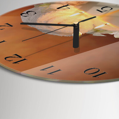 Orologio rotondo Candele da spa