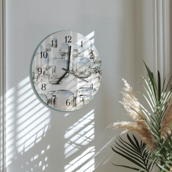 Orologio rotondo cubo 3D