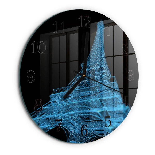 Orologio rotondo Torre Eiffel Parigi