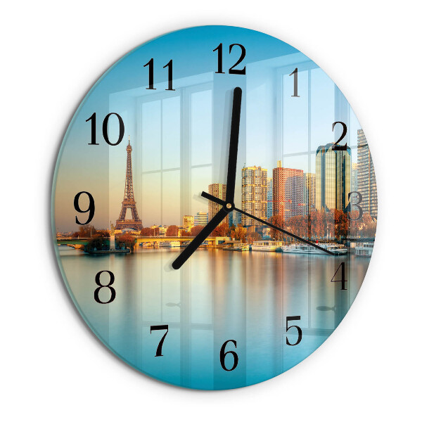 Orologio rotondo Torre Eiffel Parigi