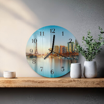 Orologio rotondo Torre Eiffel Parigi