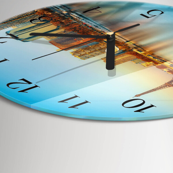 Orologio rotondo Torre Eiffel Parigi