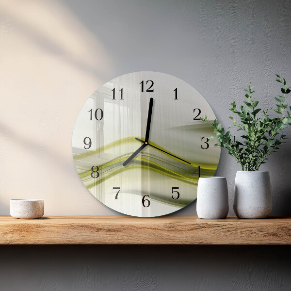 Orologio rotondo Linee astratte