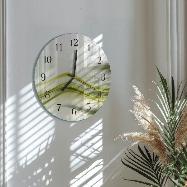 Orologio rotondo Linee astratte