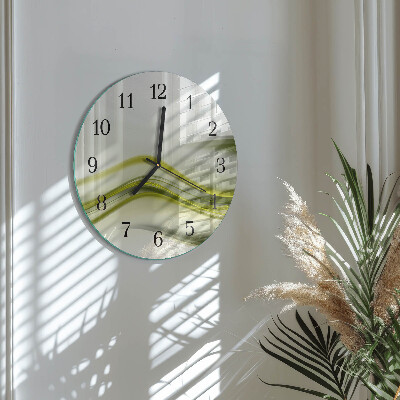 Orologio rotondo Linee astratte