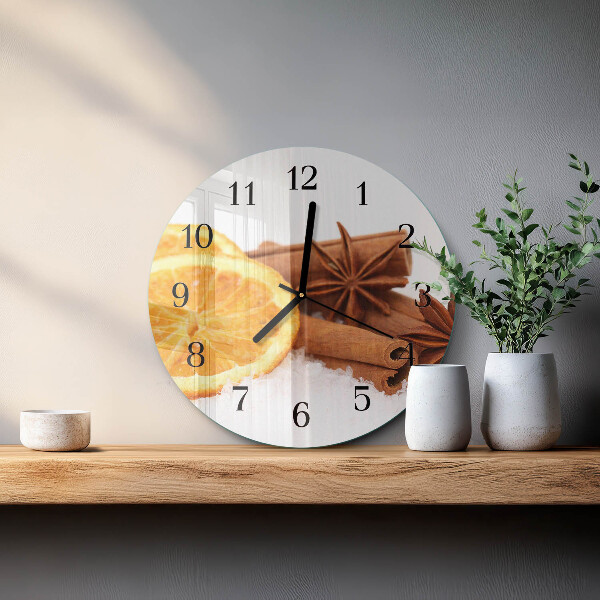 Orologio rotondo Limone e vaniglia