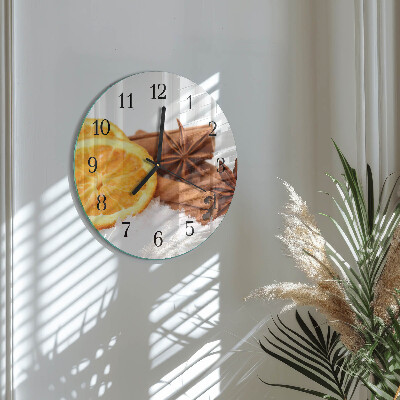 Orologio rotondo Limone e vaniglia