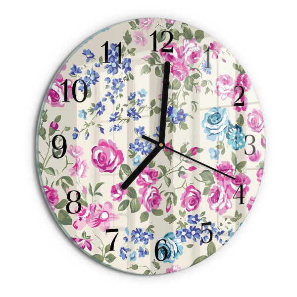 Orologio rotondo Rose