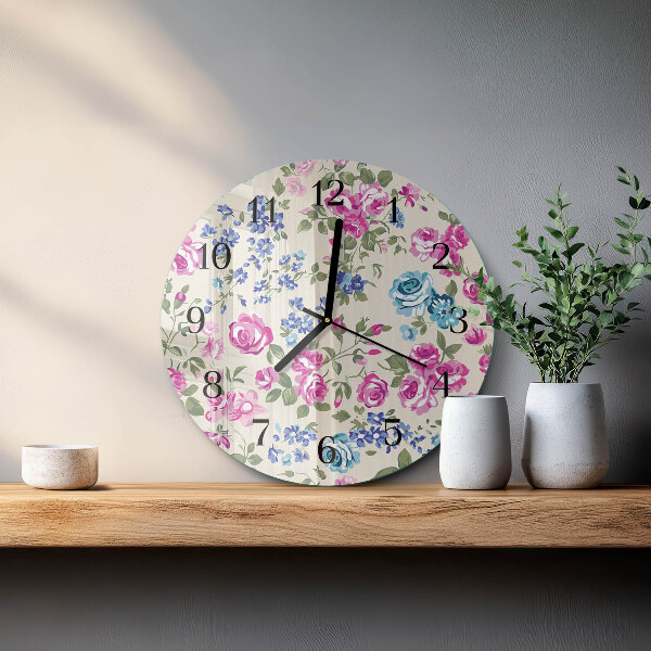 Orologio rotondo Rose