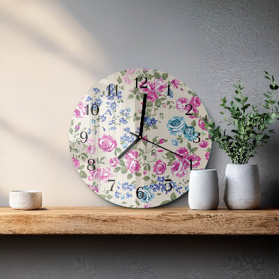 Orologio rotondo Rose