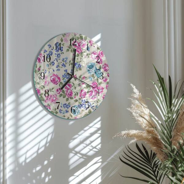 Orologio rotondo Rose