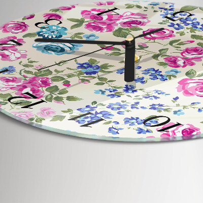 Orologio rotondo Rose