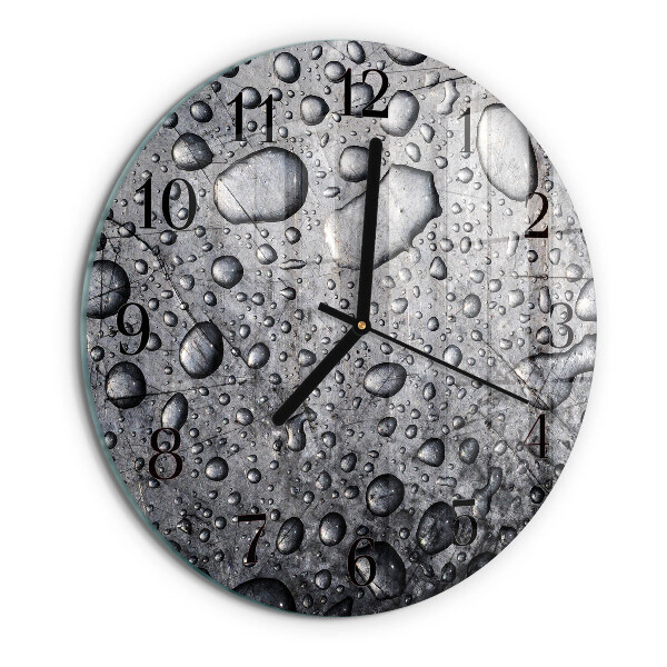Orologio rotondo Gocce