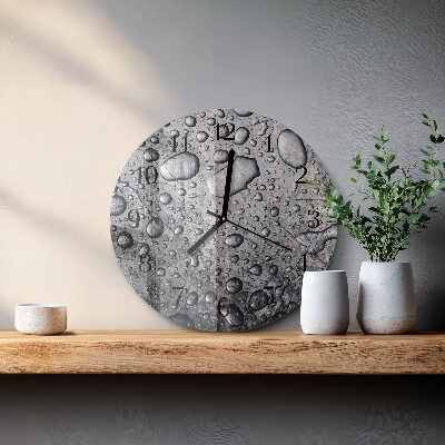 Orologio rotondo Gocce