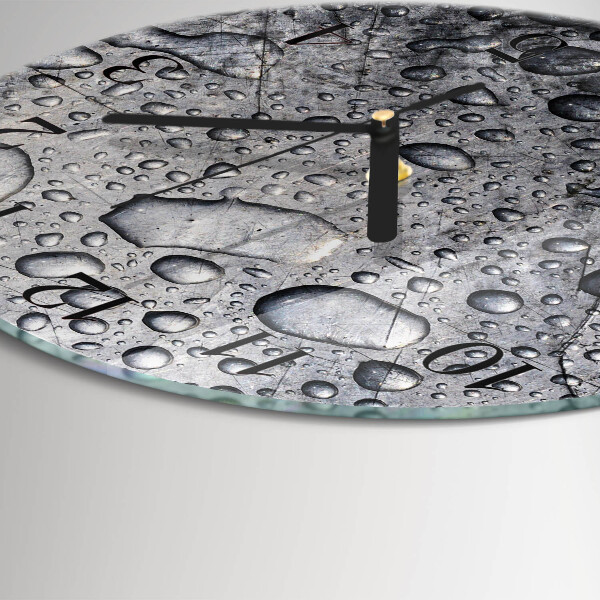 Orologio rotondo Gocce
