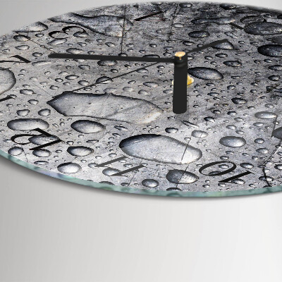 Orologio rotondo Gocce