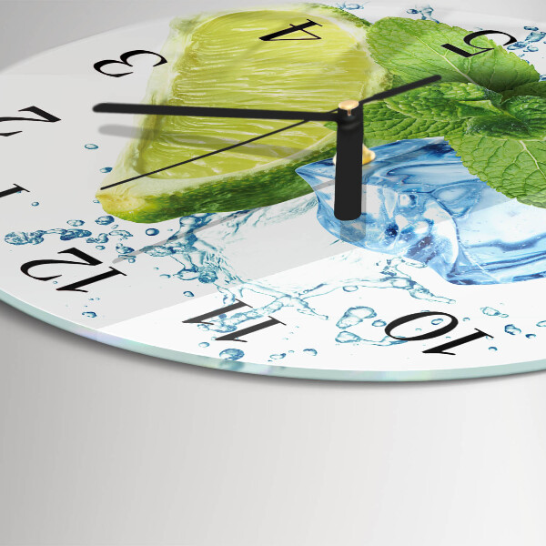 Orologio rotondo Lime e menta