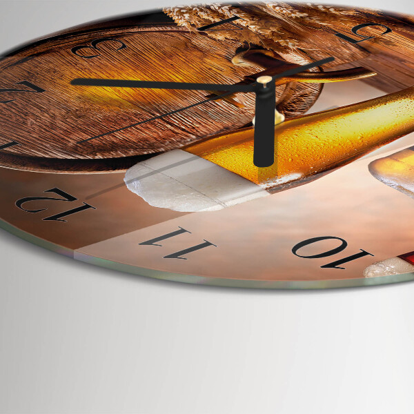 Orologio rotondo Barile di birra