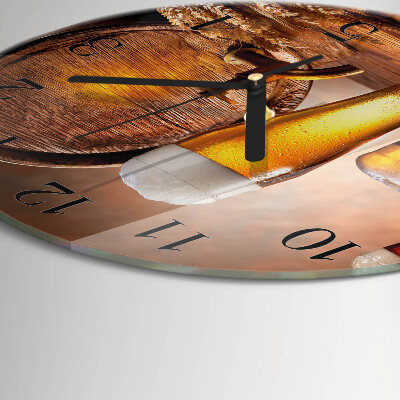 Orologio rotondo Barile di birra