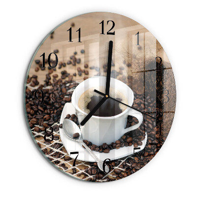Orologio rotondo Tazza di caffè