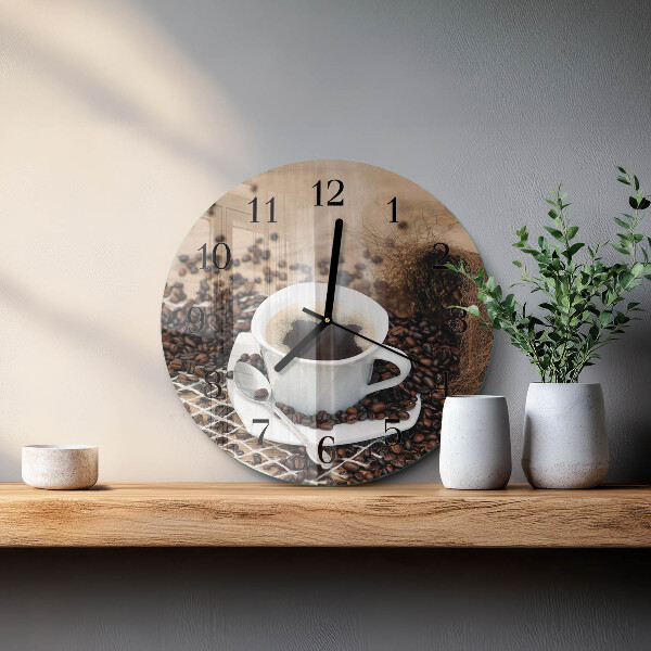 Orologio rotondo Tazza di caffè