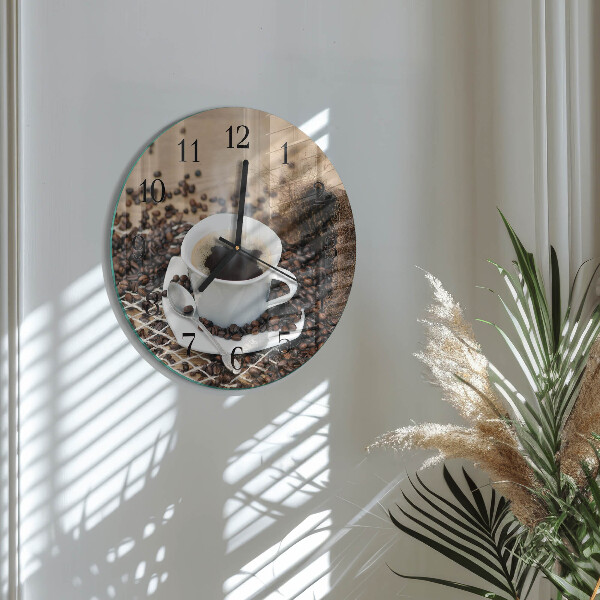 Orologio rotondo Tazza di caffè