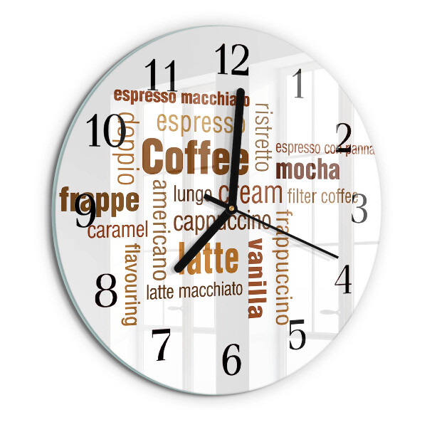 Orologio rotondo Caffè