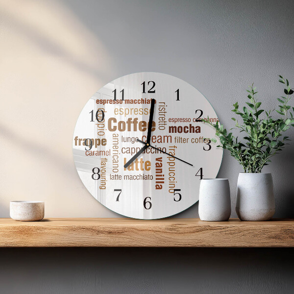 Orologio rotondo Caffè
