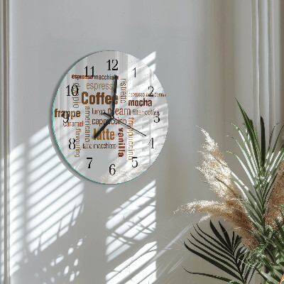 Orologio rotondo Caffè
