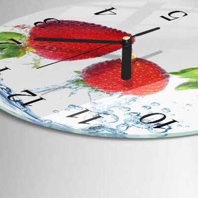 Orologio rotondo Fragole