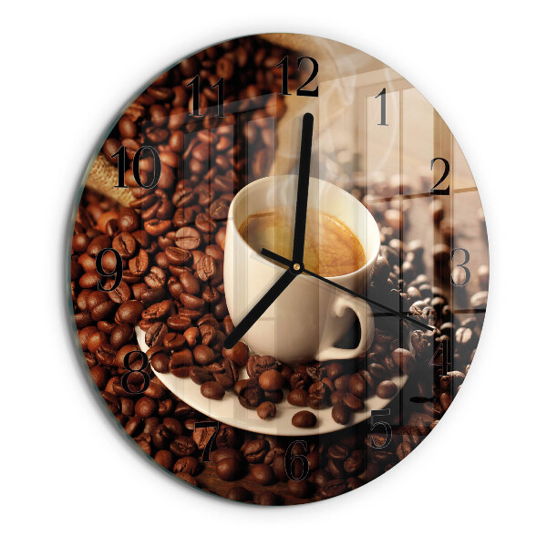 Orologio rotondo Tazza di caffè