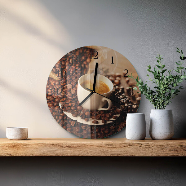 Orologio rotondo Tazza di caffè
